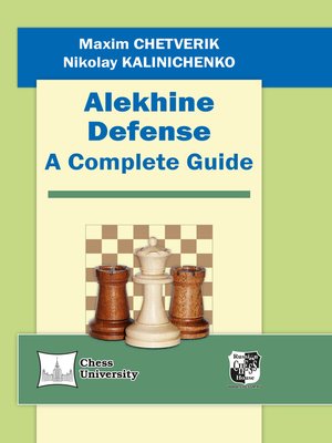 cover image of Alekhine Defense. a Complete Guide